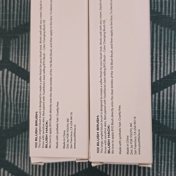 YOUTH FORIA BRAND WOMEN'S #102 BLUSH BRUSH BUNDLE OF 2 - Picture 7 of 11